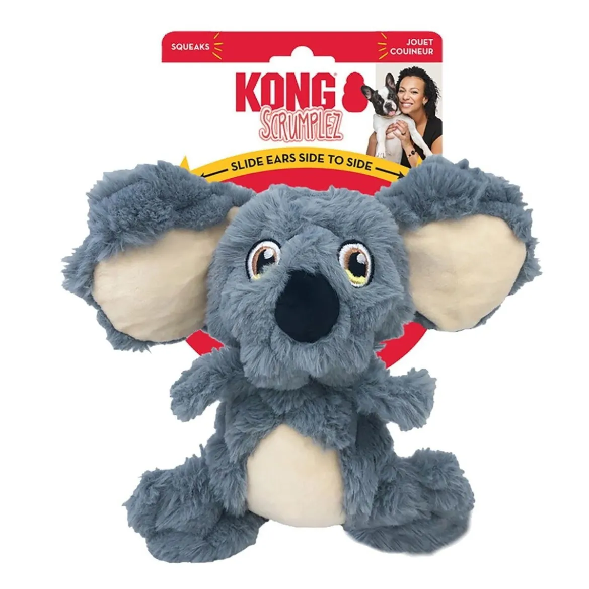 KONG Scrumplez Mjukis Pipleksak Koala M
