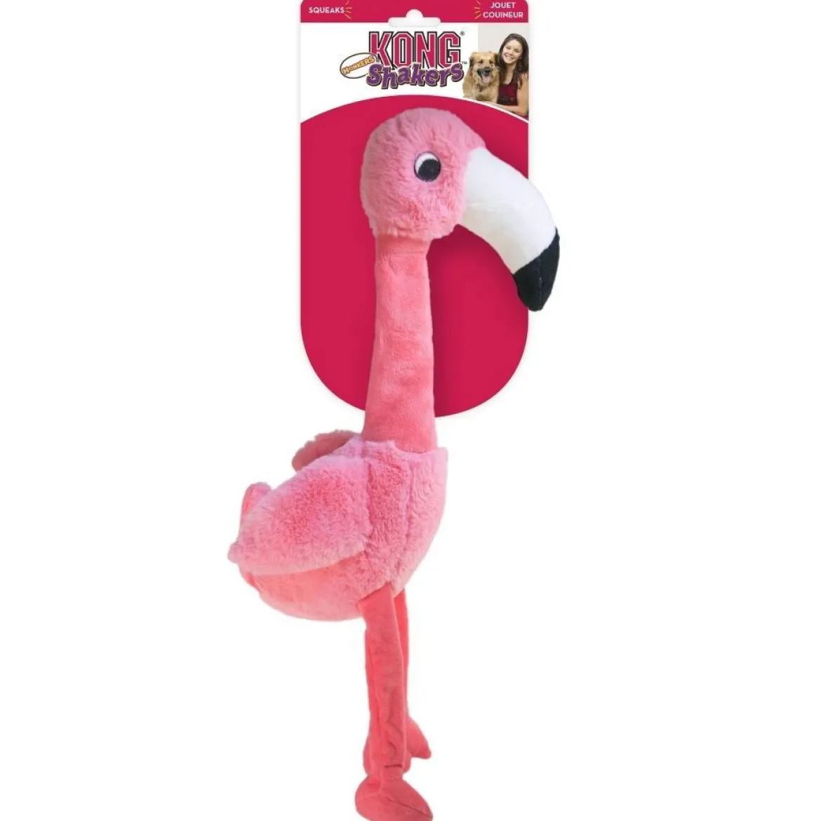 KONG Shakers Honkers Flamingo S