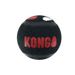 KONG Signature Sport Hundbollar L 8 cm 2-pack