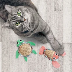KONG Tropics Pals Kattleksaker med Prassel och Kattmynta2-pack