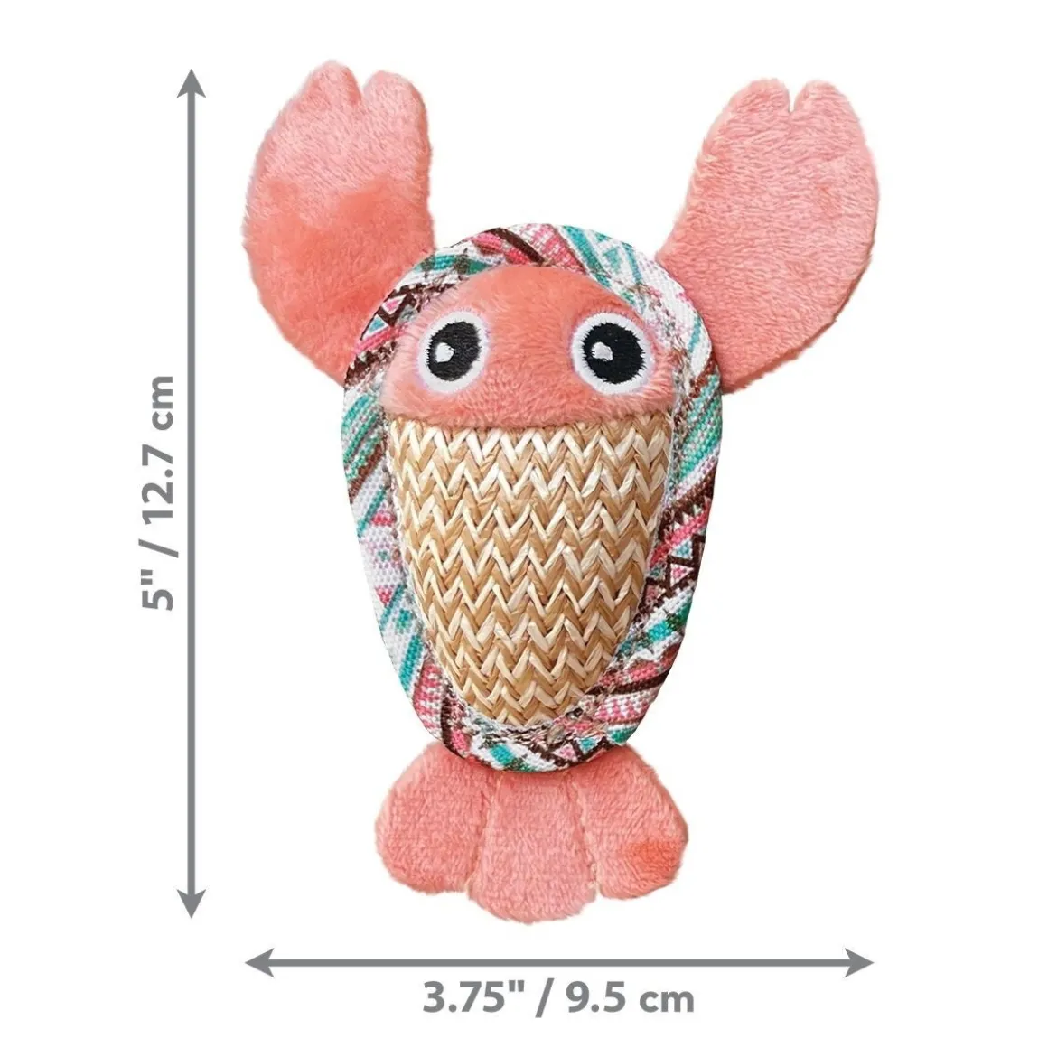 KONG Tropics Pals Kattleksaker med Prassel och Kattmynta2-pack