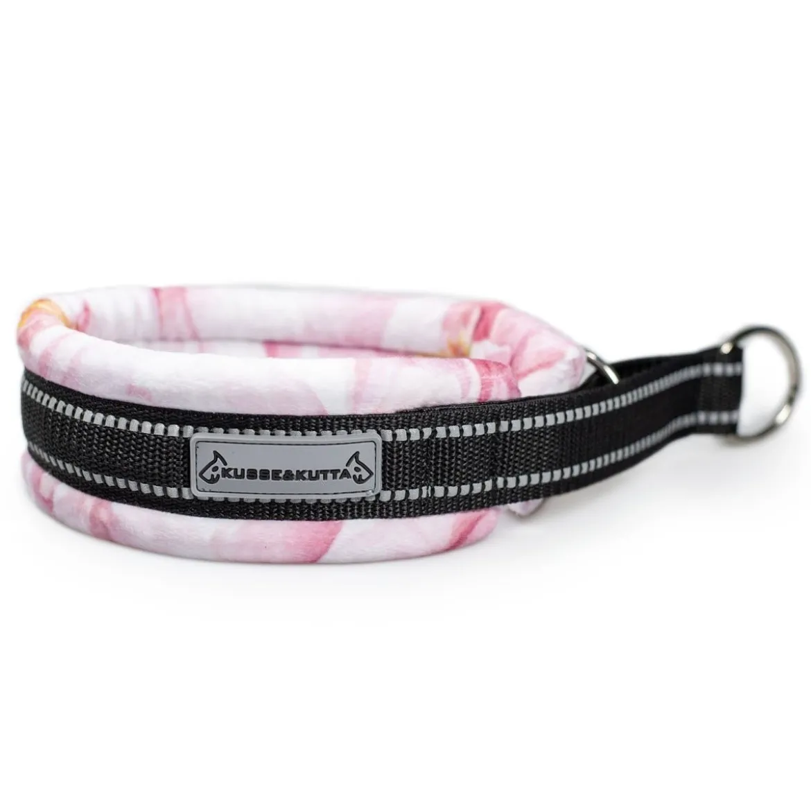 Kusse & Kutta Hundhalsband Brett Mjuk Ljusrosa