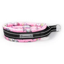 Kusse&Kutta Hundhalsband Bred Modell Rosa Donuts