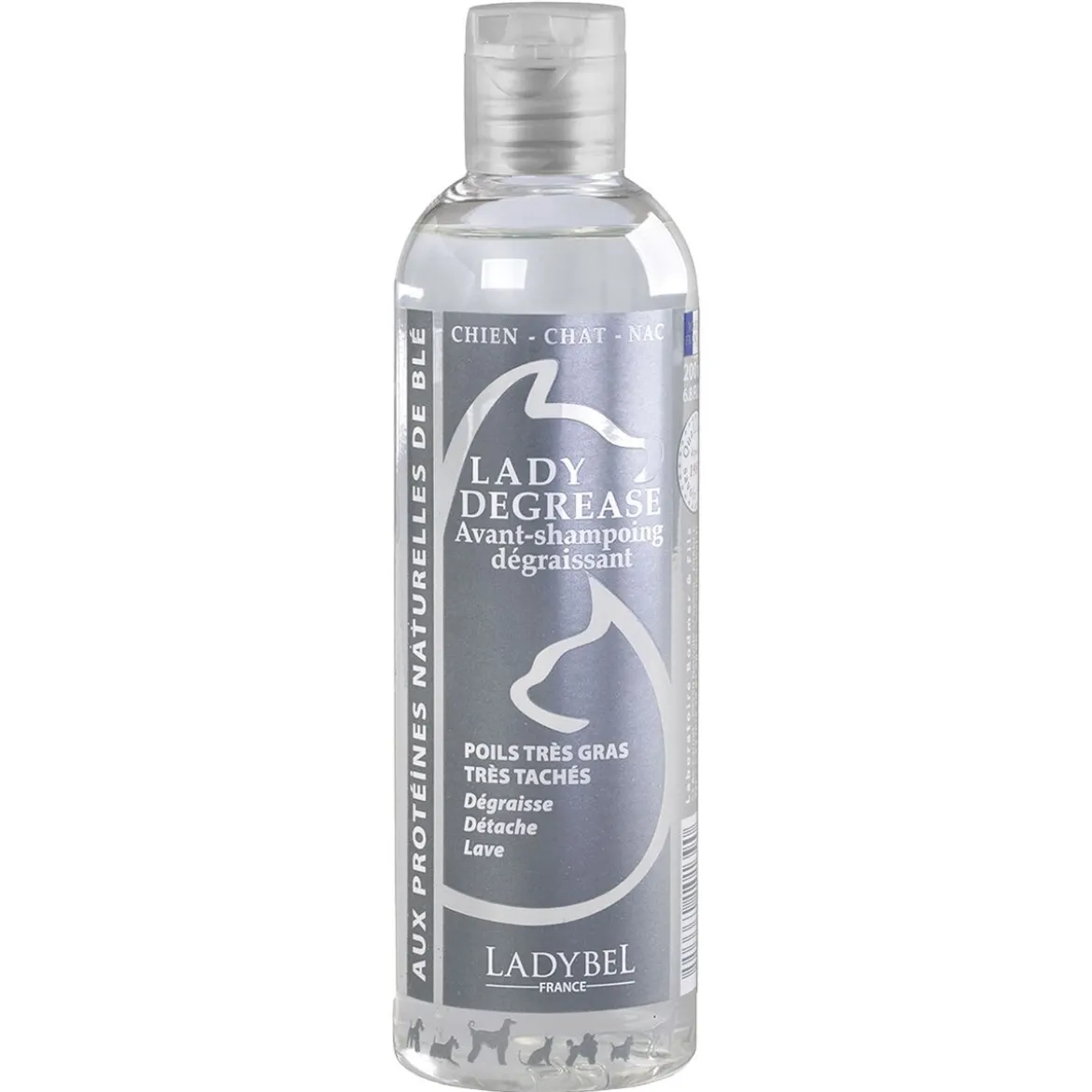Ladybel Degrease Pre-Schampo för Hund & Katt 200 ml