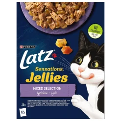 Latz Cat Sensations Mixed Selection i Gelé Våtfoder till Katt 12x100 g