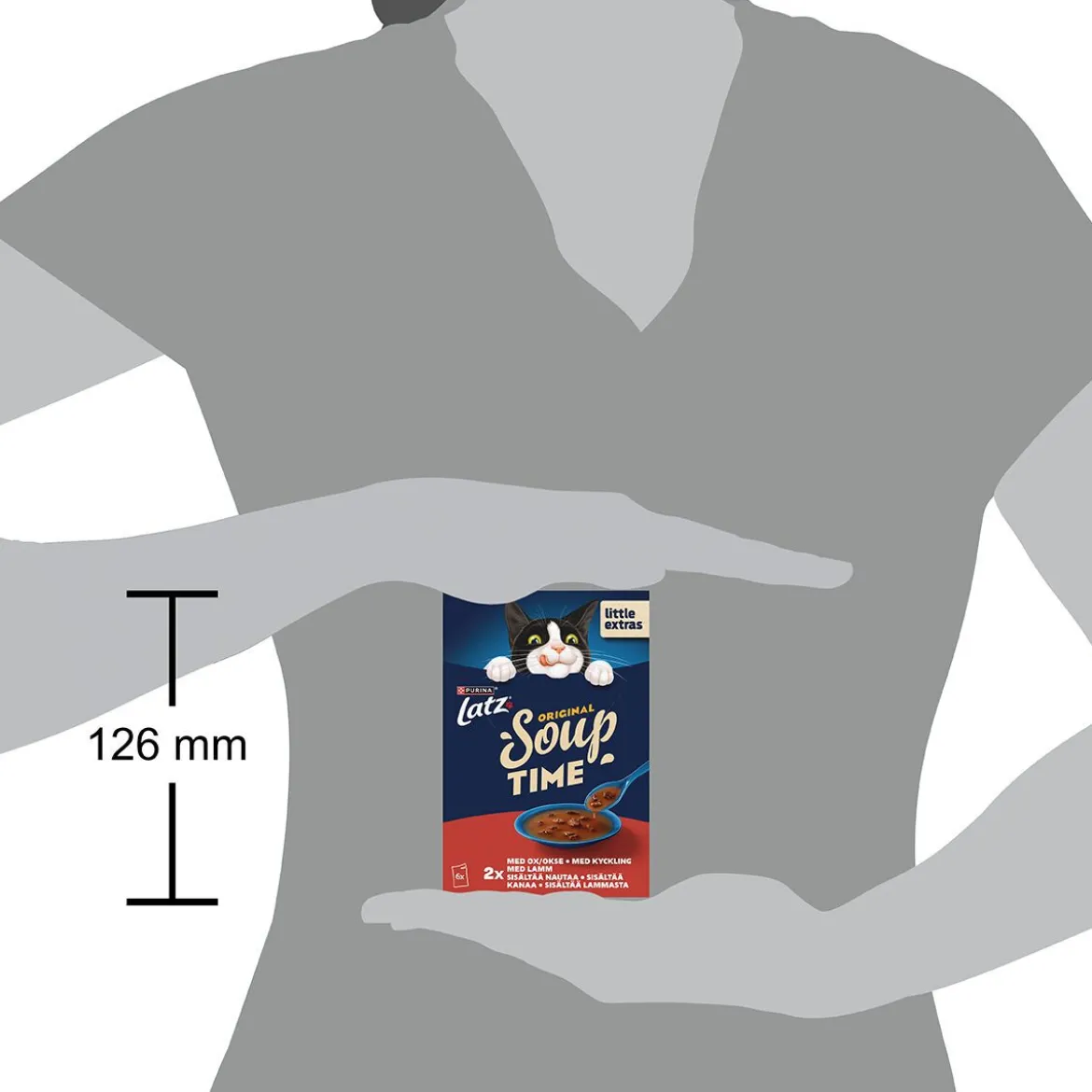 Latz Soup Farm Selection Köttsoppa till Katt 6x48 g
