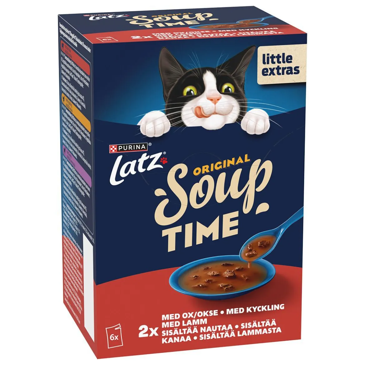 Latz Soup Farm Selection Köttsoppa till Katt 6x48 g
