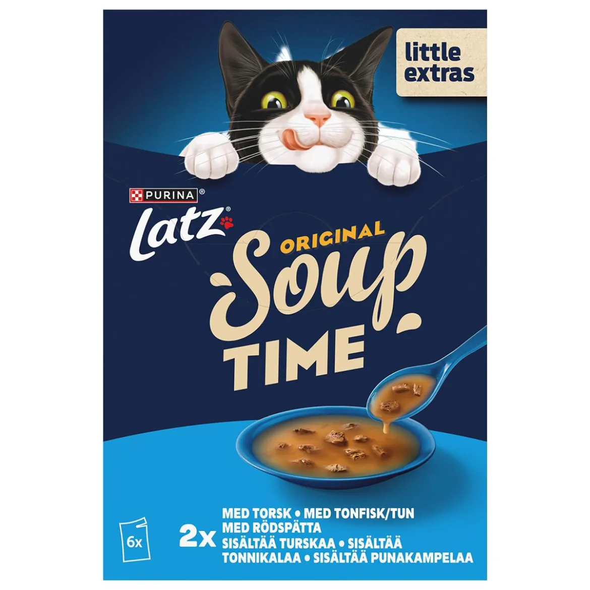 Latz Soup Fish Selection Fisksoppa till Katt 6x48 g