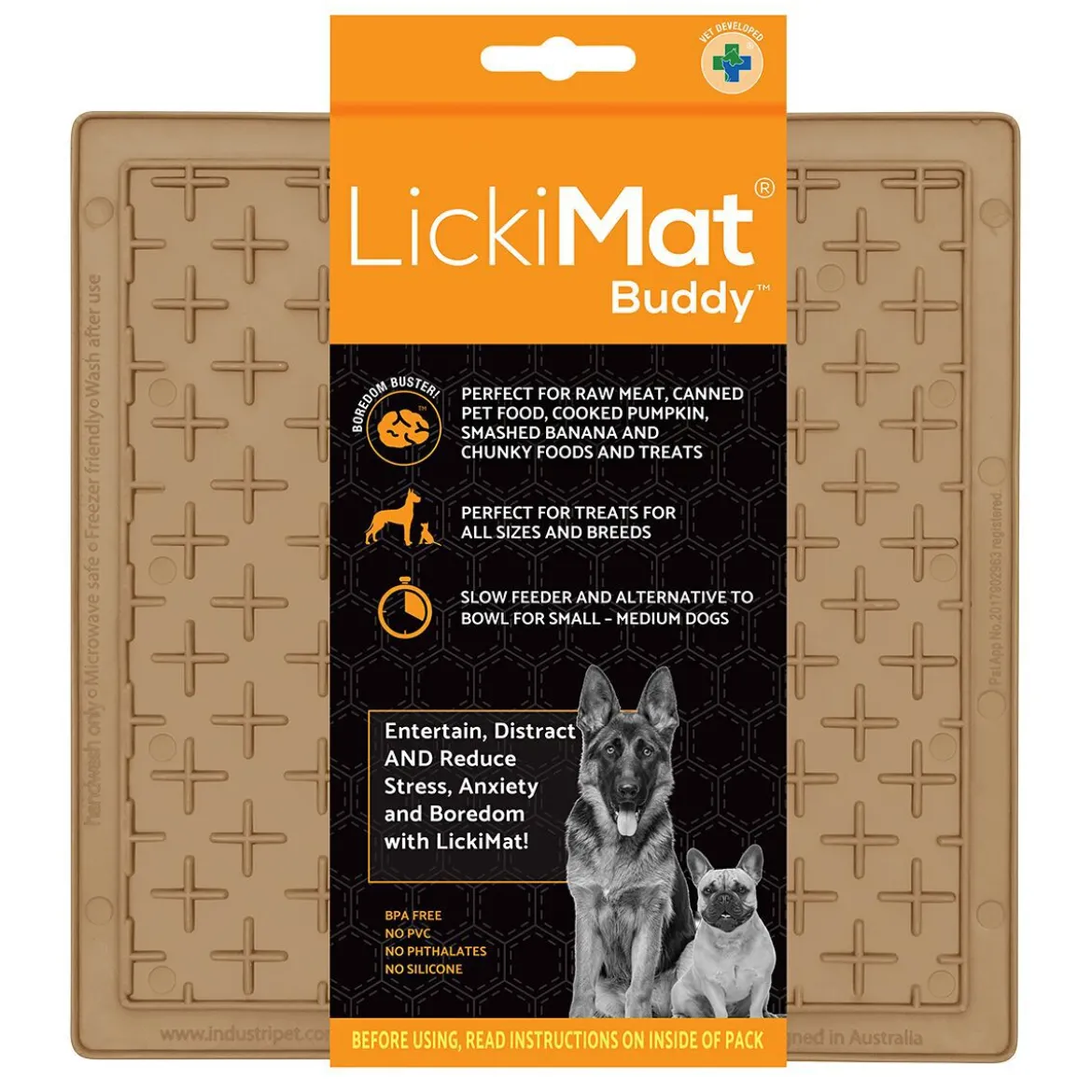 LickiMat Buddy Classic Slickmatta Gul