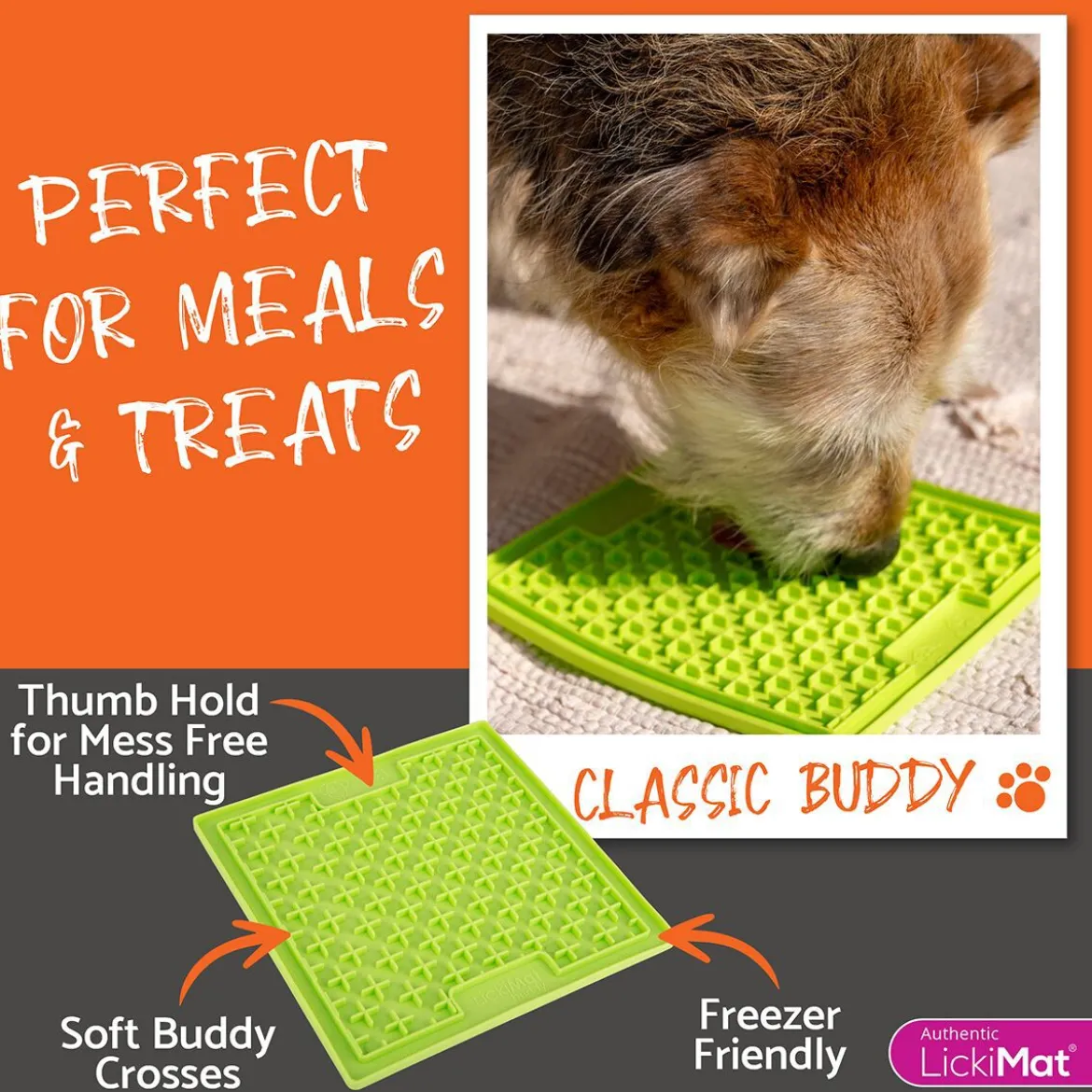 LickiMat Buddy Classic Slickmatta Gul