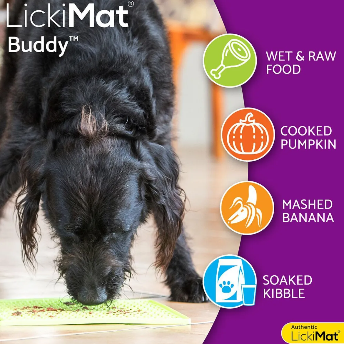 LickiMat Buddy Classic Slickmatta Gul