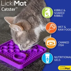 LickiMat Catster Slickmatta till Katt Turkos