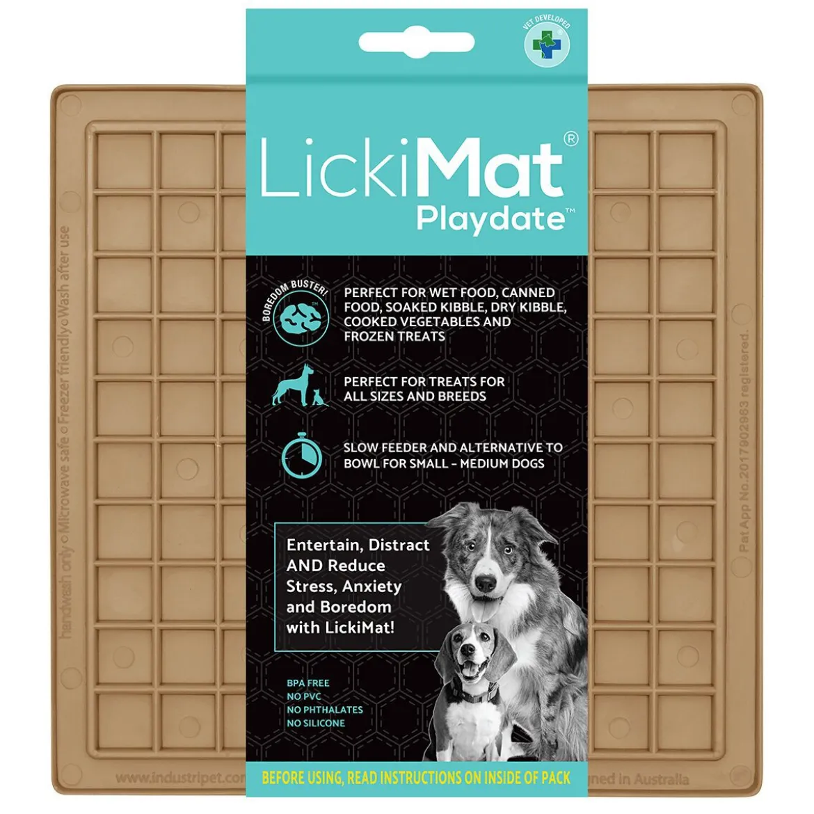 LickiMat Playdate Classic Slickmatta Lila