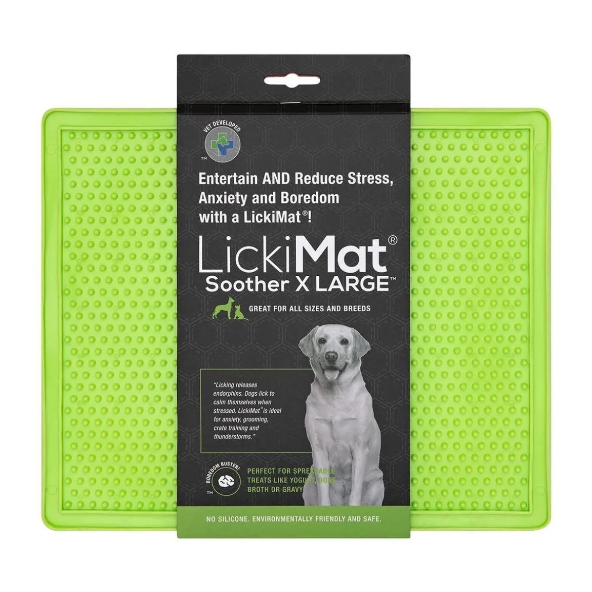 LickiMat Soother Slickmatta Grön XL