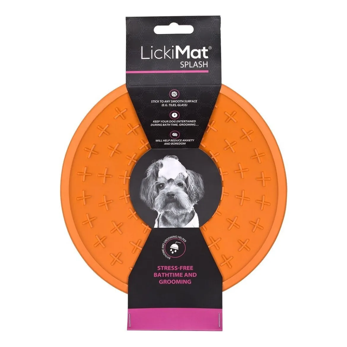 LickiMat Splash Slickmatta Orange