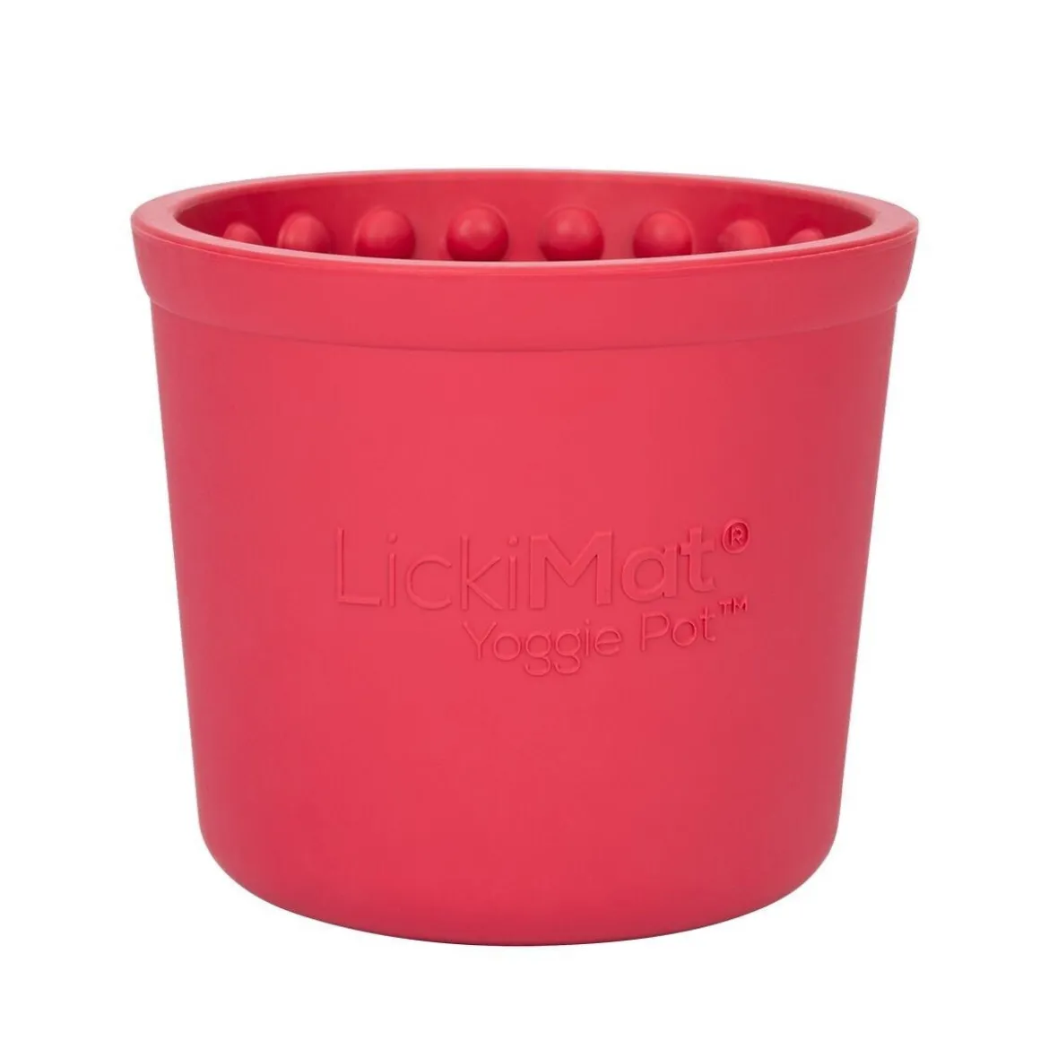 LickiMat Yoggie Slow Feeder-Skål Rosa