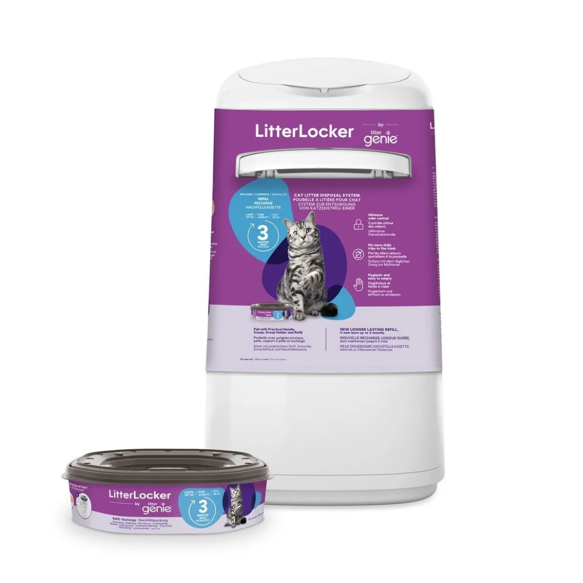 LitterLocker Genie Soptunna till Kattlåda