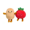 Little&Bigger Breakfast Club Böna & Tomat Mjuka Hundleksaker 2-pack