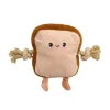 Little&Bigger Breakfast Club Toast med Rep Hundleksak 31 cm
