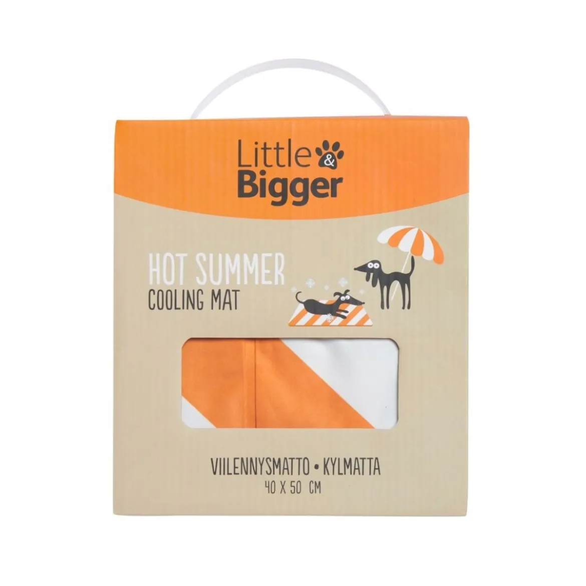 Little&Bigger HotSummer Kylmatta Randig Orange