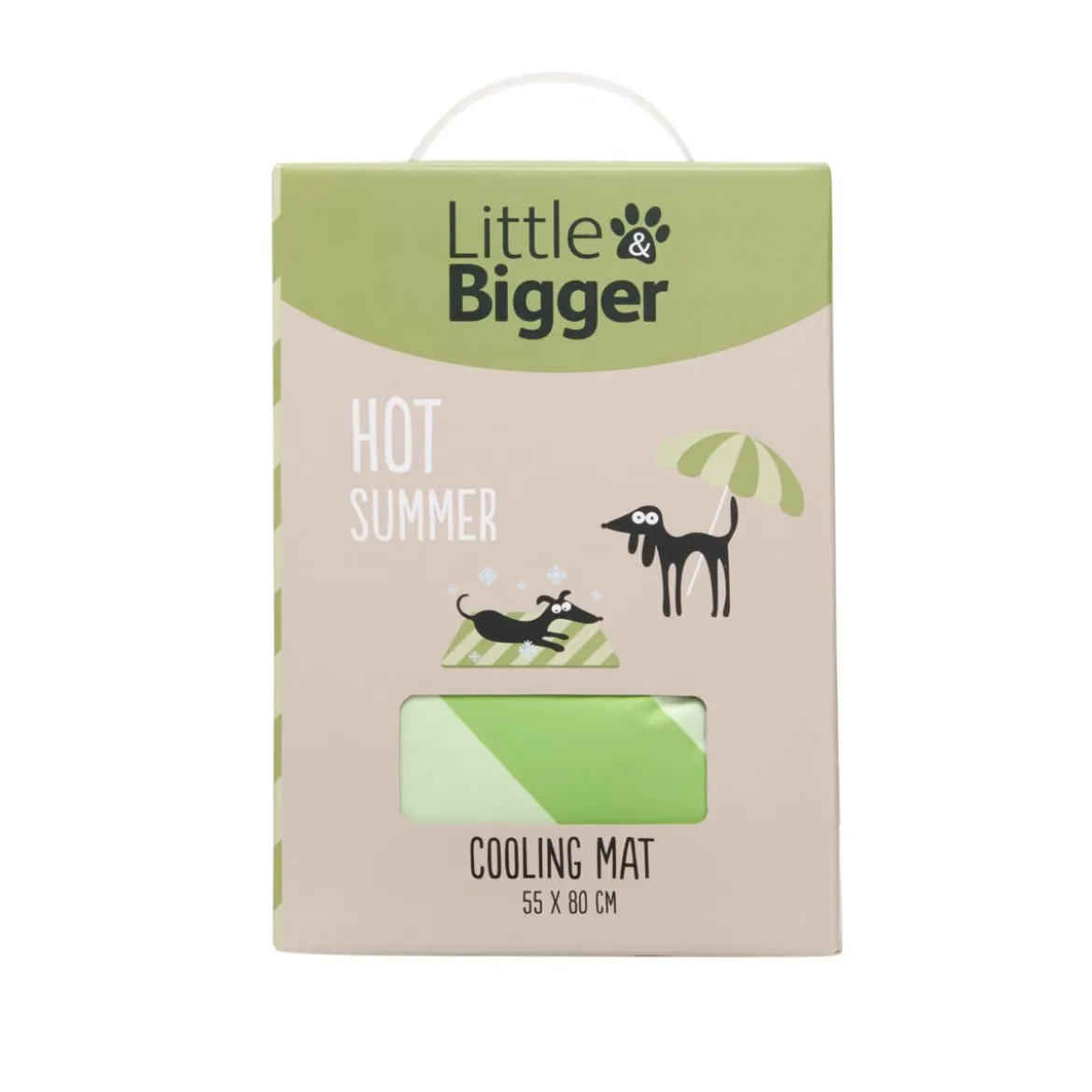 Little&Bigger Hot Summer Kylmatta Randig Grön