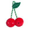 Little&Bigger Juicy Vibes Körsbär med Rep Hundleksak 27 cm