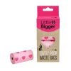 Little&Bigger Lovely Bajspåsar med Hjärtan Rosa 60-pack