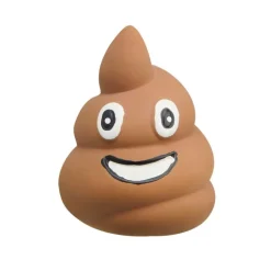 Little&Bigger Poop Happens Latex Poop Hundleksak 10 cm