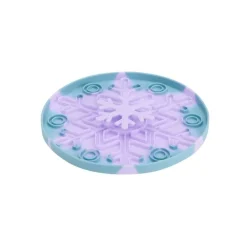 Little&Bigger Snowflake 3D Sniffy Tray Slickmatta Lila/Blå 16 cm