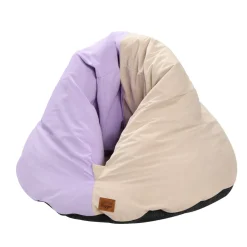 Little&Bigger Snuggly Triangel Kattigloo Lila/Beige
