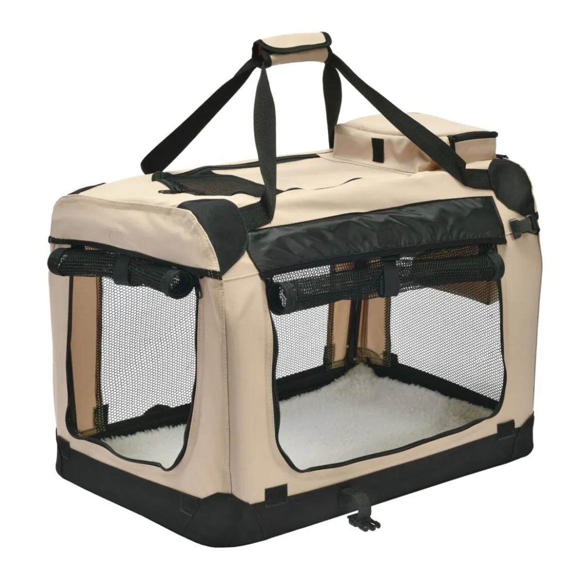 Little&Bigger SoftKennel Hundbur Nylon Beige