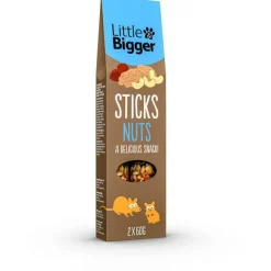 Little&Bigger Sticks Smådjur Nöt 2x60 g