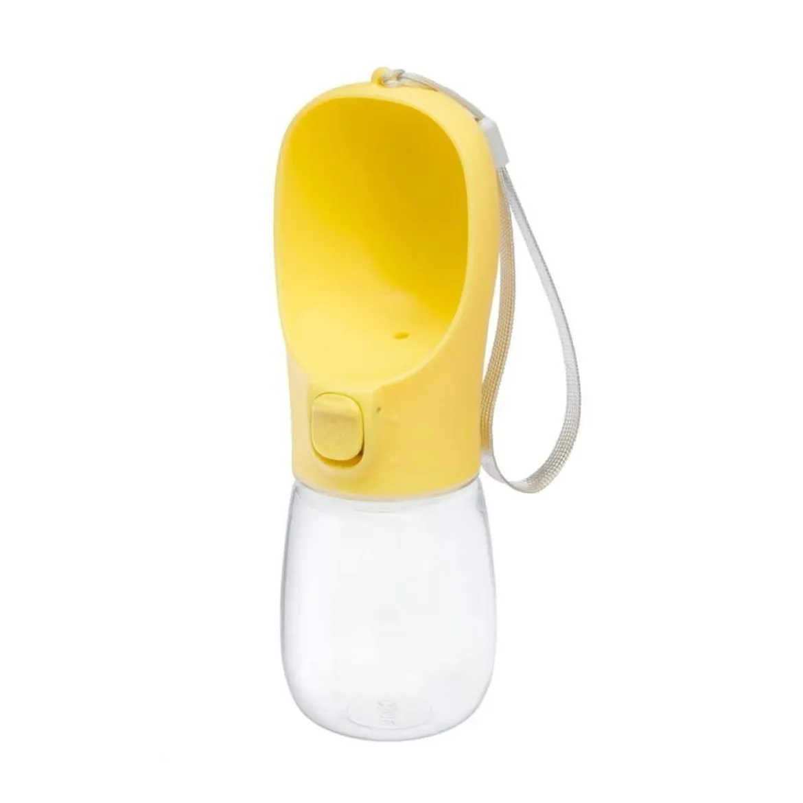 Little&Bigger Voyage Vattenflaska med Skål Gul 300 ml