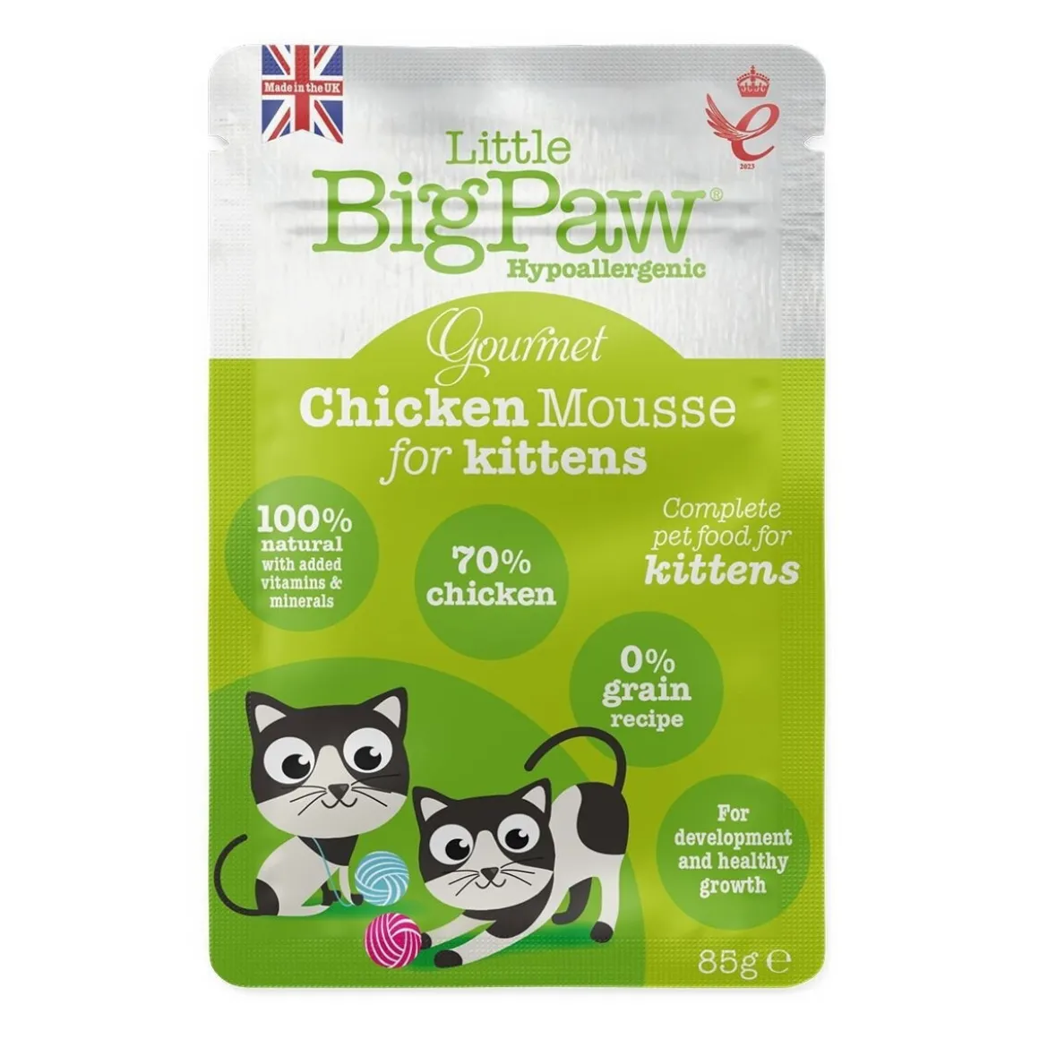 Little BigPaw Gourmet Chicken Mousse Kittens 85 g