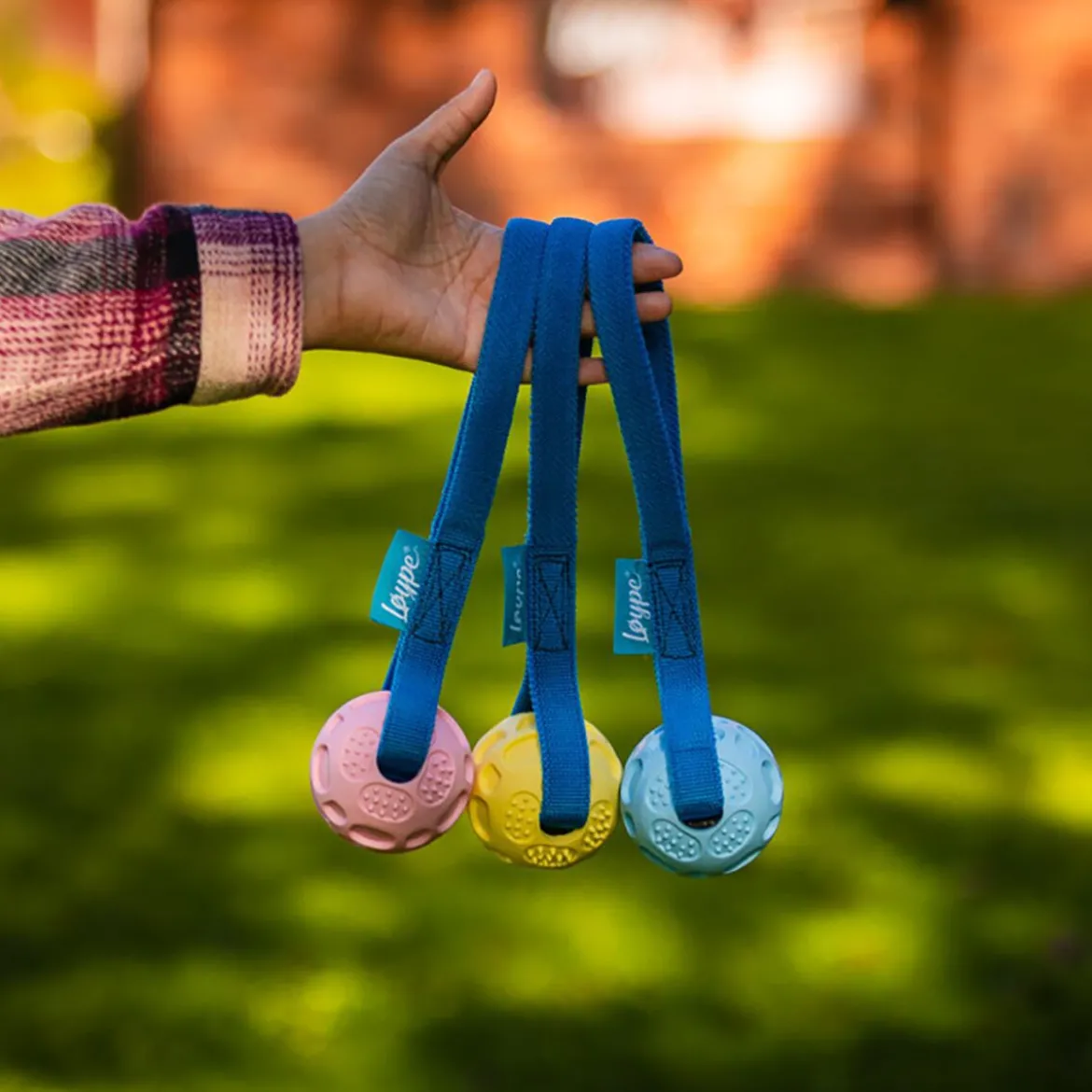 Loype Springster Dragleksak med Boll