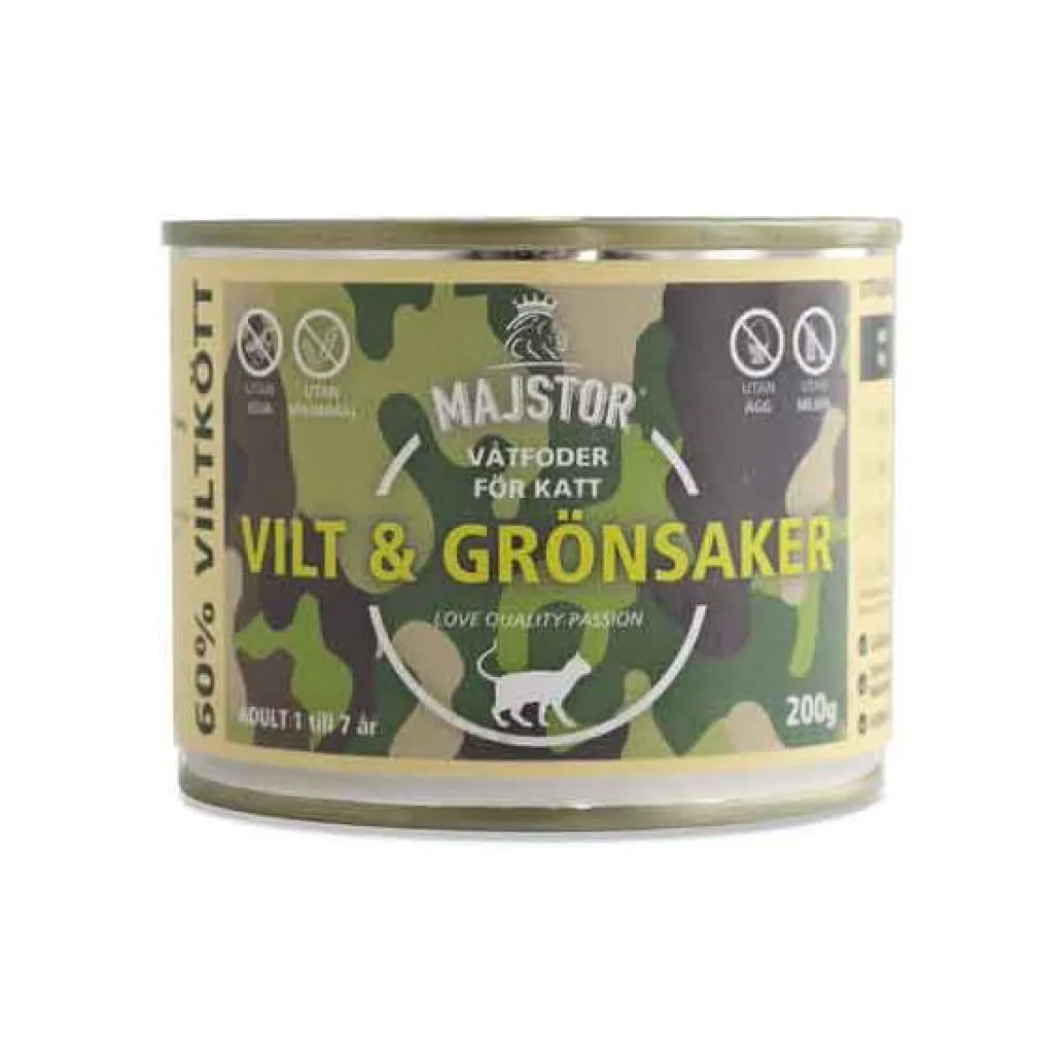 Majstor Katt Wet Vilt & Grönsaker