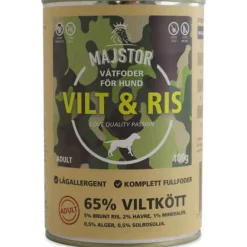 Majstor Vilt & Ris Våtfoder 400 g