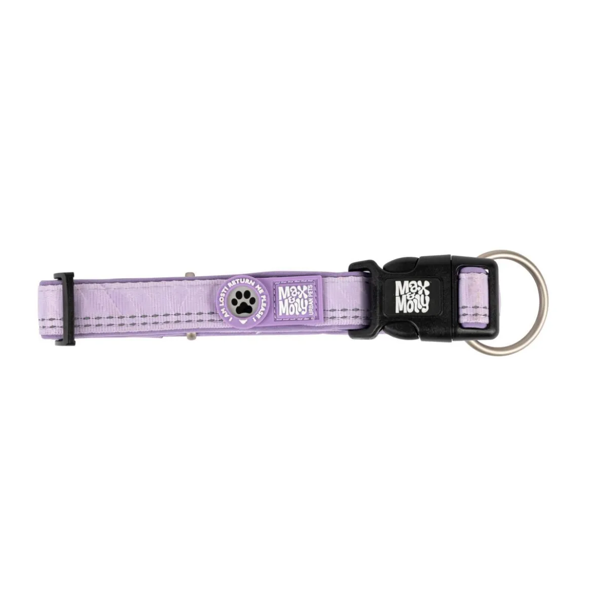 Max & Molly Smart ID Hundhalsband Matrix 2.0 Lila