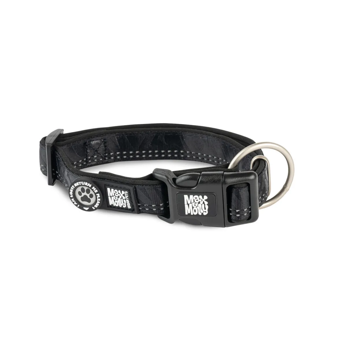 Max & Molly Smart ID Hundhalsband Matrix 2.0 Svart