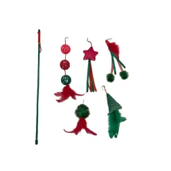 Meow&Me Happy Holidays Kattvippa med 5 leksaker