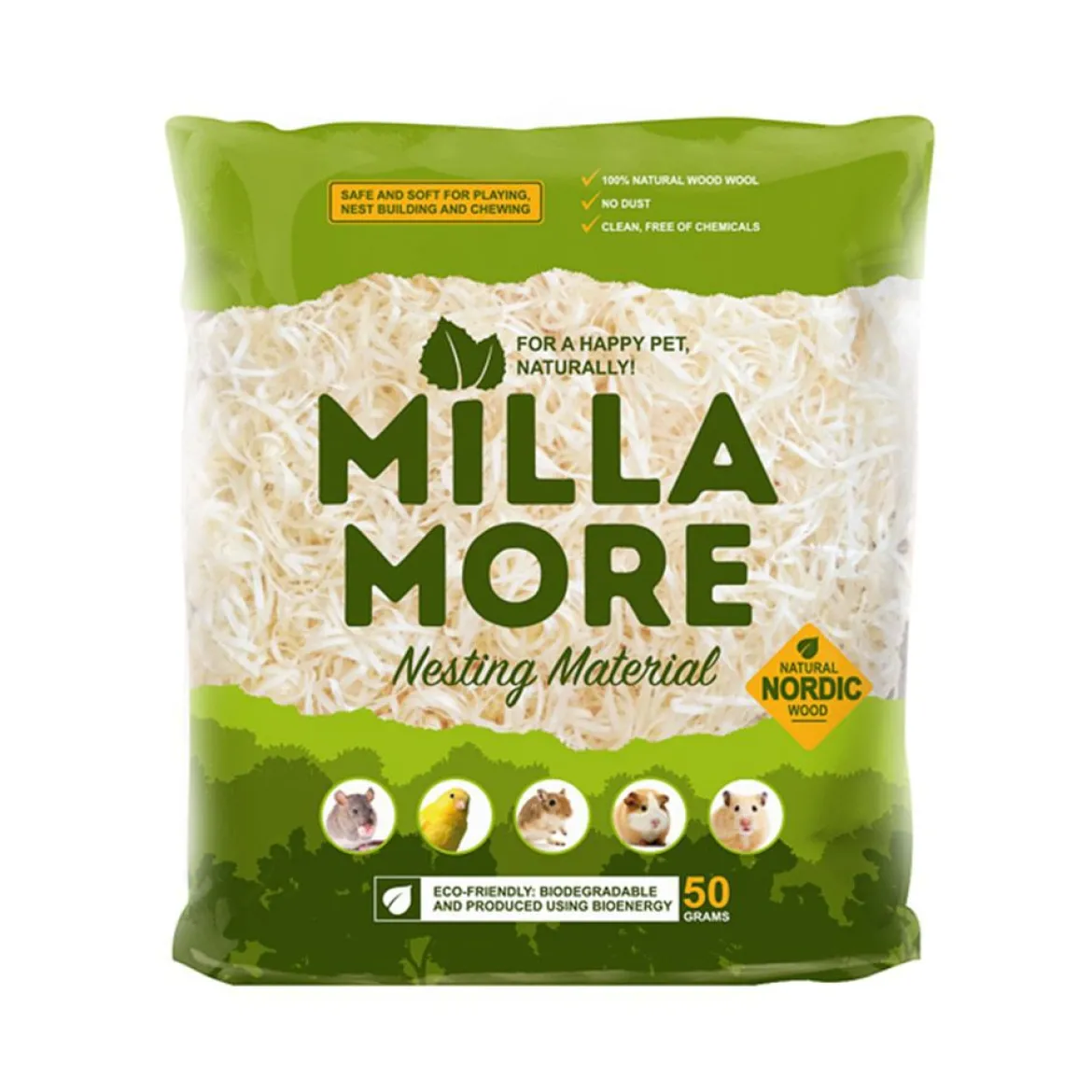 Millamore Bomaterial Trä 50 g
