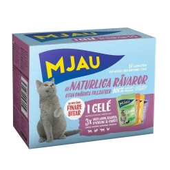 Mjau Multipack Köttsmaker i Gelé 12x85 g