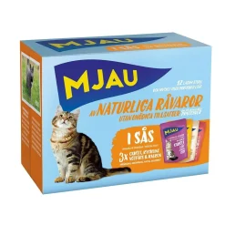 Mjau Multipack Köttsmaker i Sås 12x85 g