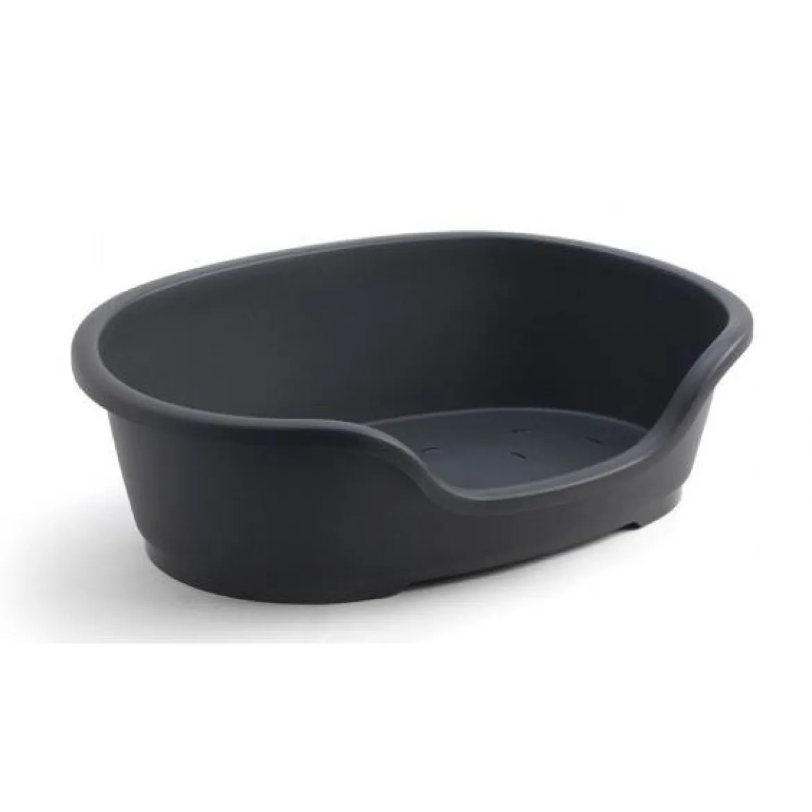 Moderna Hundbädd Plast Oval Svart