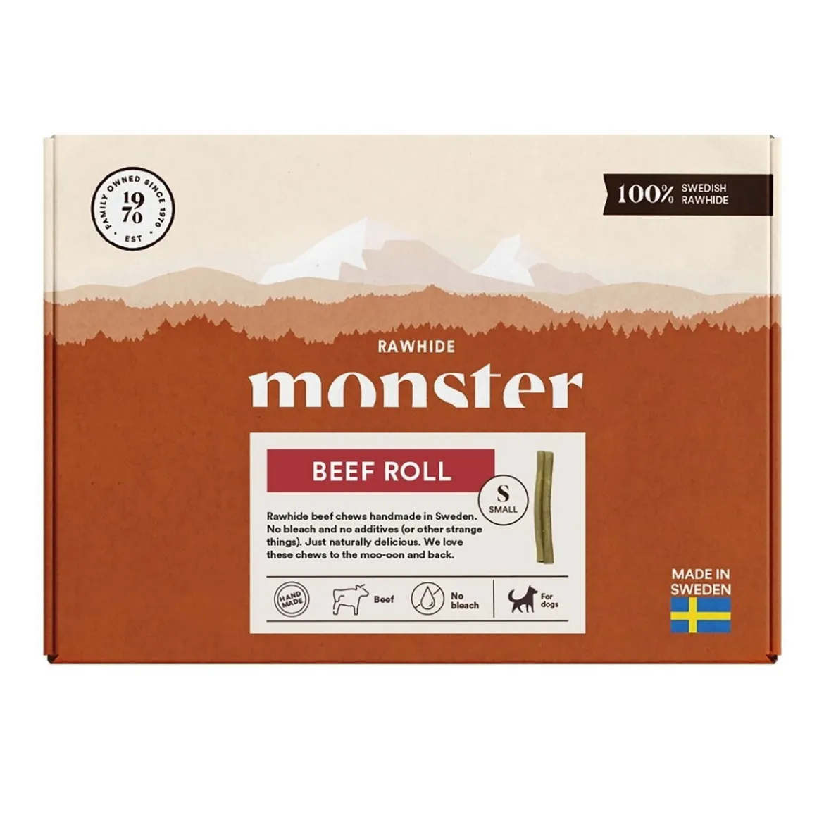 Monster Beef Roll Small Box 17 st