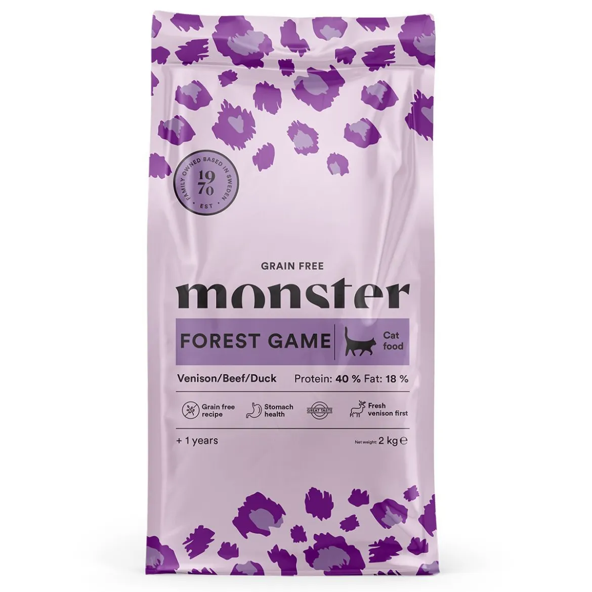 Monster Cat Adult Grain Free Forest Game Torrfoder till Katt