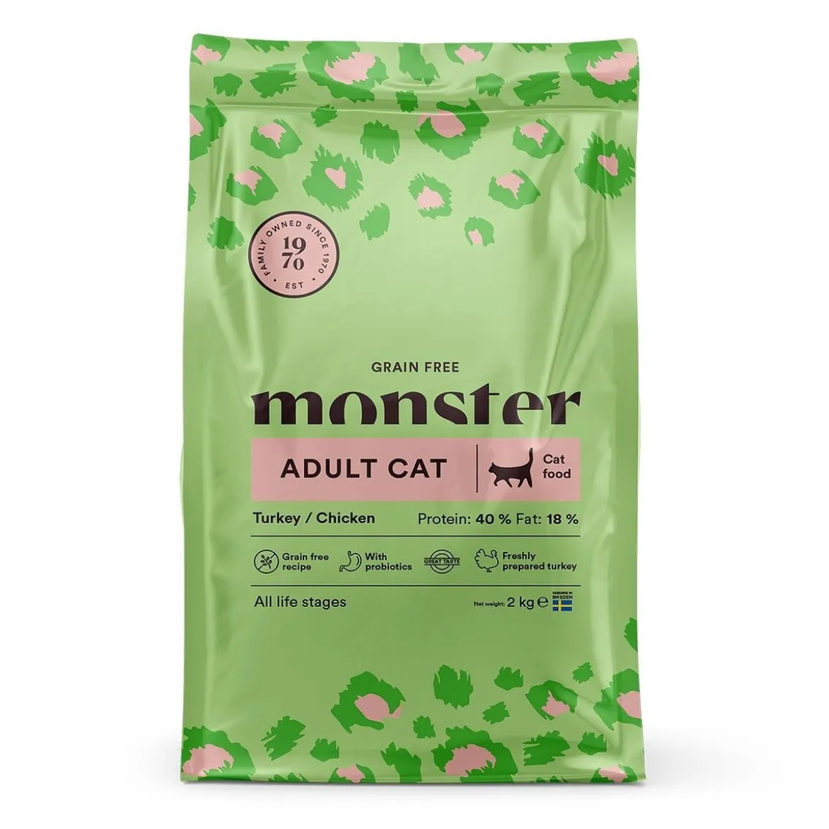 Monster CatAdult Grain Free Turkey & Chicken