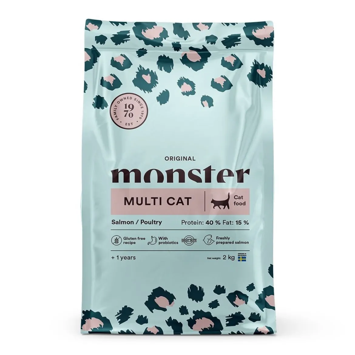Monster Cat Adult Multicat Salmon & Poultry