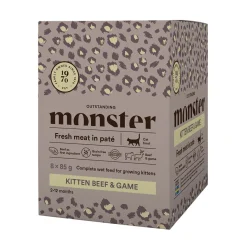 Monster Cat Kitten Beef/ Game 85 g