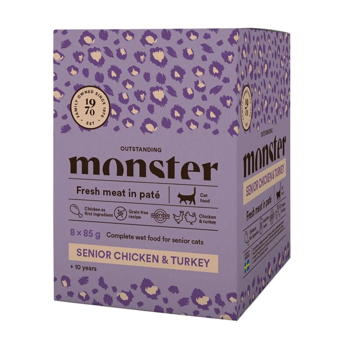 Monster Cat Senior Chicken/Turkey 85 g